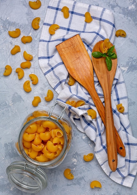 Italian pasta made from durum wheat