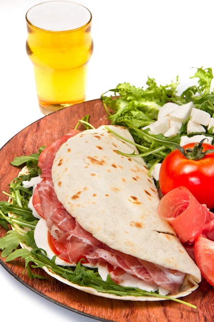 Photo italian piadina