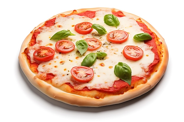 Italian pizza Margherita realistic photo hd picture