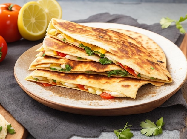 Photo italian quesadillas italian cuisine