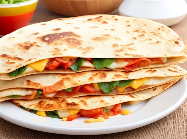 Photo italian quesadillas italian cuisine