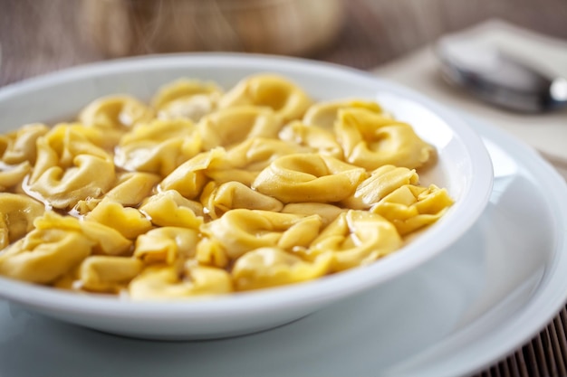 Italian Tortellini In broth