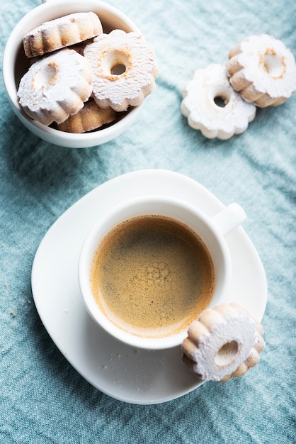 Italian traditional cookies canestrelli