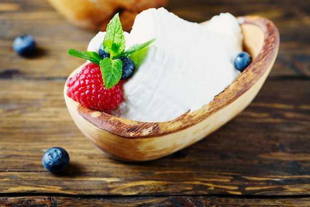 Italian traditional cottage cheese