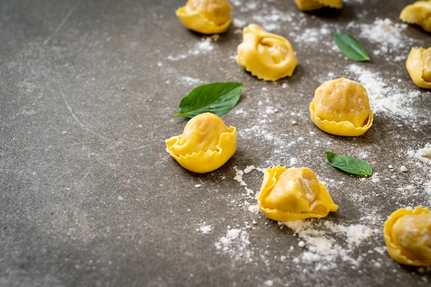 Italian traditional tortellini pasta - Italian food style