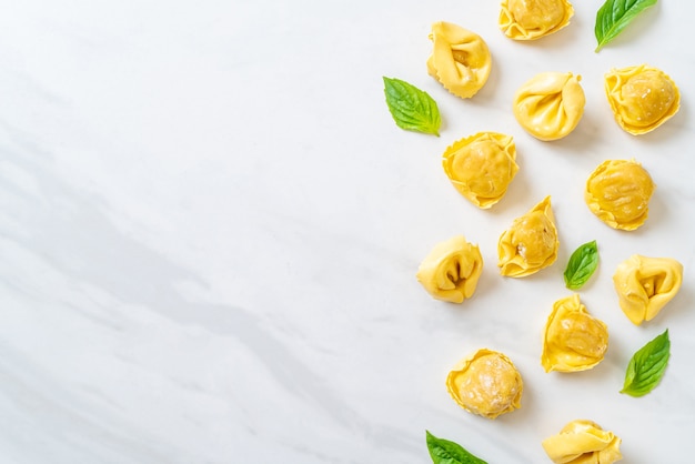 Italian traditional tortellini pasta