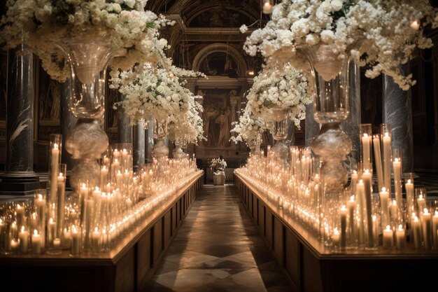 Italian wedding decoration