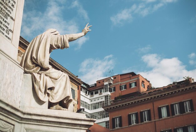 Italië De beeldhouwwerken en het statuut van het de stadscentrum van Rome