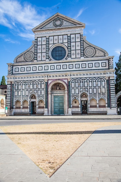 Italië, Florence: Santa Maria Novella, een van de belangrijkste kerk van de stad