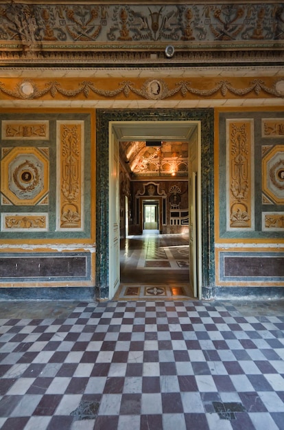 Foto italië sicilië bagheria palermo villa palagonia 1715 ac de spiegelzaal