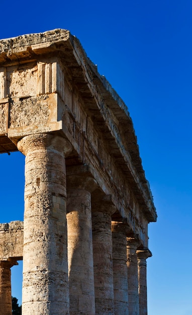 Italië, Sicilië, Segesta, Griekse tempel