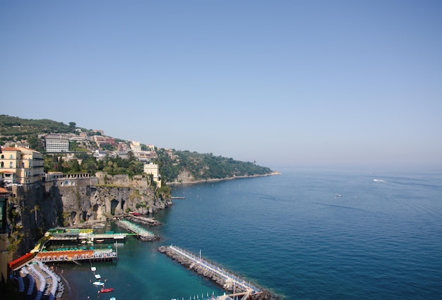 Italy Amalfi Coast View of Sorento coastline