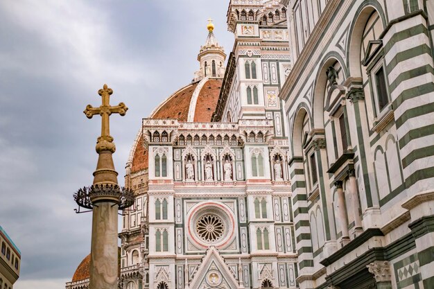 Италия Флоренция Вид на собор Санта-Мария-дель-Фьоре