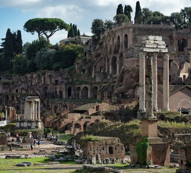 Italy, Rome, Roman Forum, roman ruins