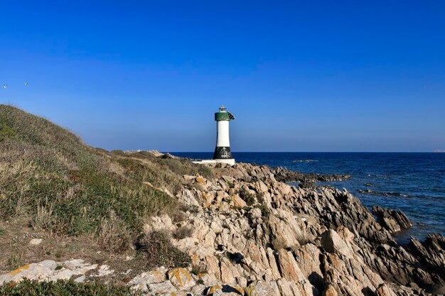 Italy Sardinia Maddalena archipelago lighthouse