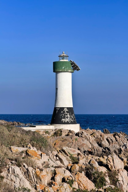 Italy Sardinia Maddalena archipelago lighthouse