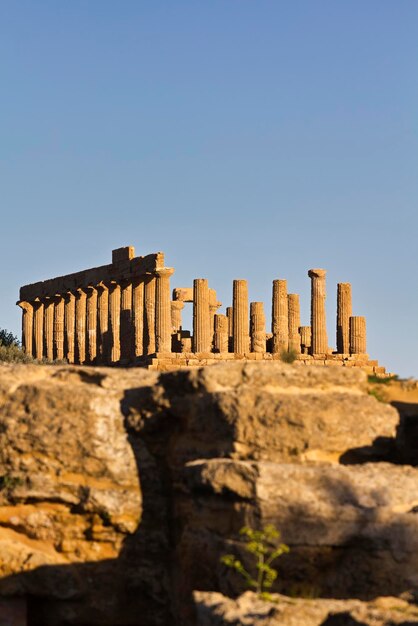 Italy Sicily Agrigento Greek Temples Valley Juno Temple 480420 bC