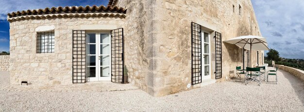 Italy, Sicily, countryside (Ragusa Province), typical stone sicilian house