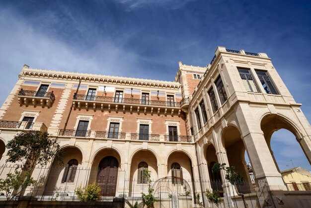 Italy, Sicily, Ispica (Ragusa Province), Bruno Di Belmonte Liberty Palace (XIX Century)