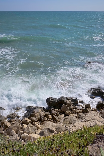Italy, Sicily, Mediterranean sea, Sampieri (Ragusa Province), view of the sicilian South Eastern rocky coastline