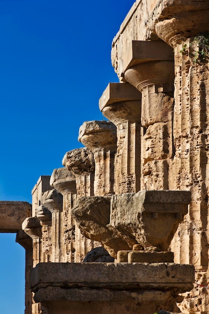 Italy, Sicily, Selinunte, Greek Hera Temple (409 b.C.)