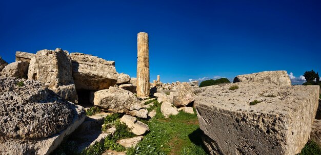 イタリア、シチリア、セリヌンテ、ギリシャのヘラ神殿 (紀元前 409 年)