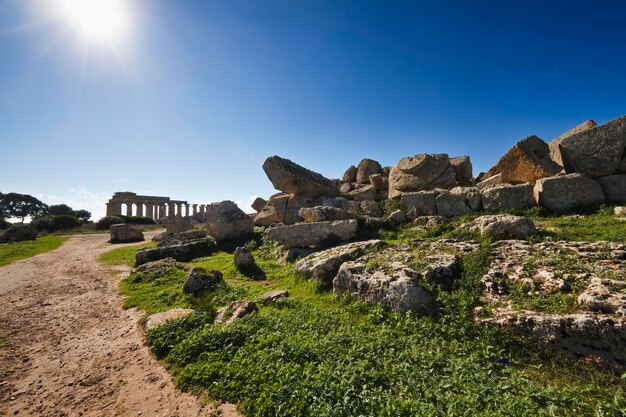 Italy, Sicily, Selinunte, Greek Hera Temple (409 b.C.)