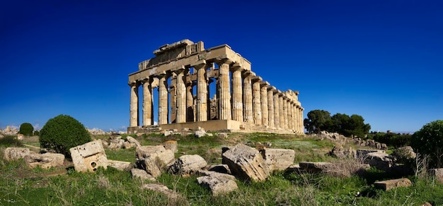 Italy, Sicily, Selinunte, Greek Hera Temple (409 b.C.)