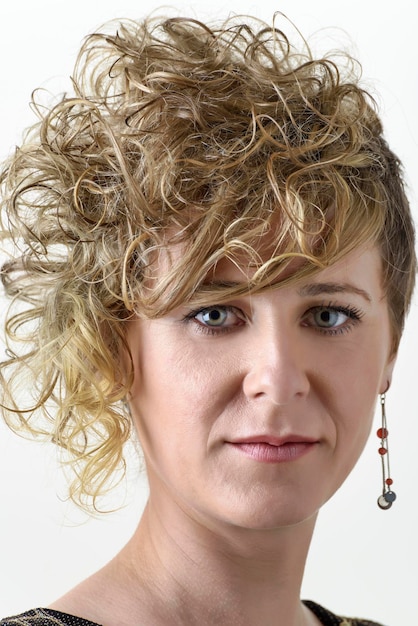 Italy studio portrait of a beautiful girl