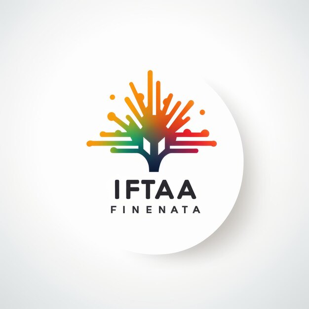 Photo itfana empowering digital transformation with a vibrant minimalist logo