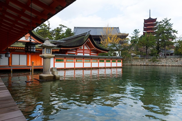 Itsukushima Shinto Shrine in Japan