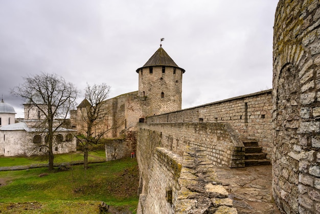 Ivangorod fortress History of Russia Historical places Fortress wall Ivangorod passage along the top of the fortress wall