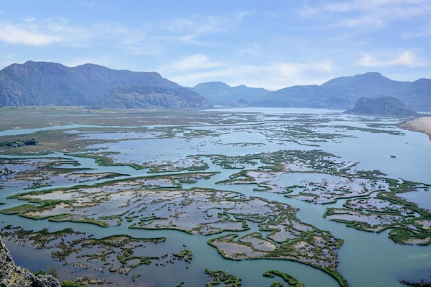 Mugla 지방 Ortaca 지역 Dalyan 근처 Iztuzu 해변