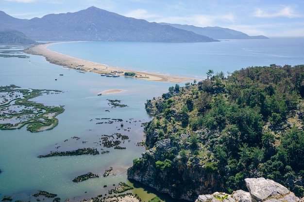 Mugla 지방 Ortaca 지역 Dalyan 근처 Iztuzu 해변