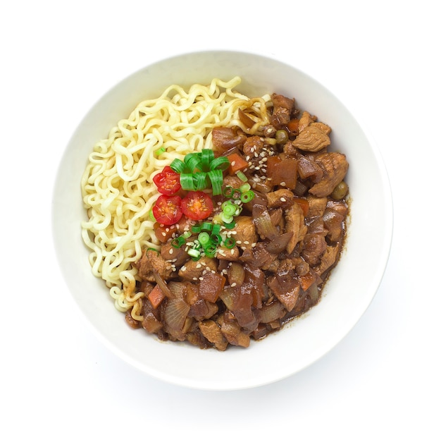 Ja jang myeon noodles