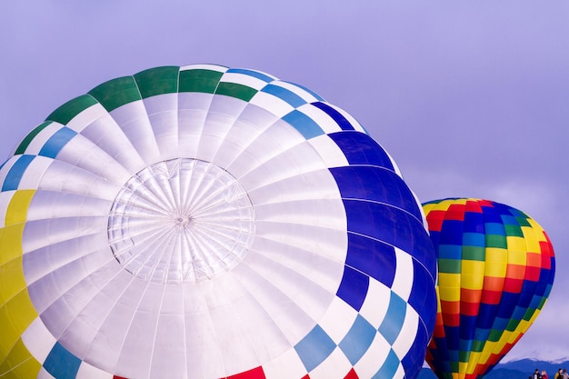 Jaarlijks heteluchtballonfestival in Erie, Colorado.