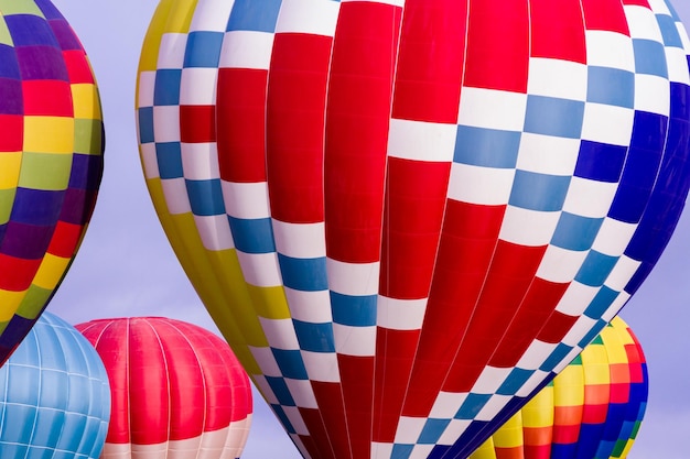 Jaarlijks heteluchtballonfestival in Erie, Colorado.