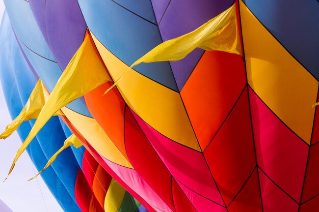 Jaarlijks heteluchtballonfestival in Erie, Colorado.