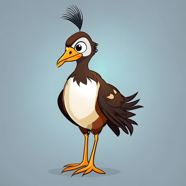 Photo jacana bird illustration ai generative