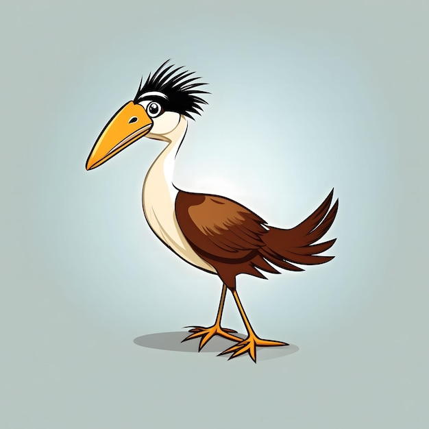 Jacana Bird Illustration AI Generative