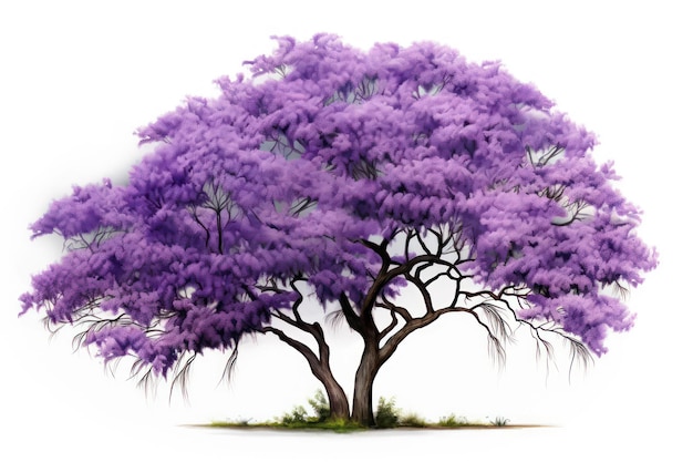 Foto iconica dell'albero di jacaranda su sfondo bianco ar 32 v 52 job id cf9fd6aa0a854b74914b56eb066475fb