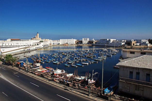 jachthaven aan de Middellandse Zee in de stad Algerije, Algerije