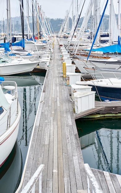 Jachthaven in Sausalito, San Francisco, Californië