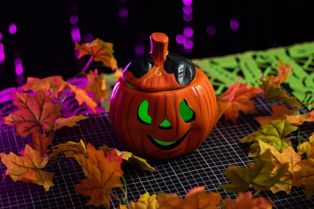 Jack o lantern for halloween celebration
