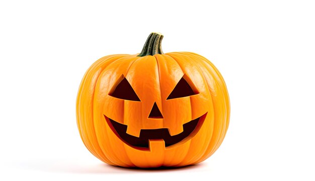 Foto jack o' lantern halloween zucca simbolo stagionale ai generativa