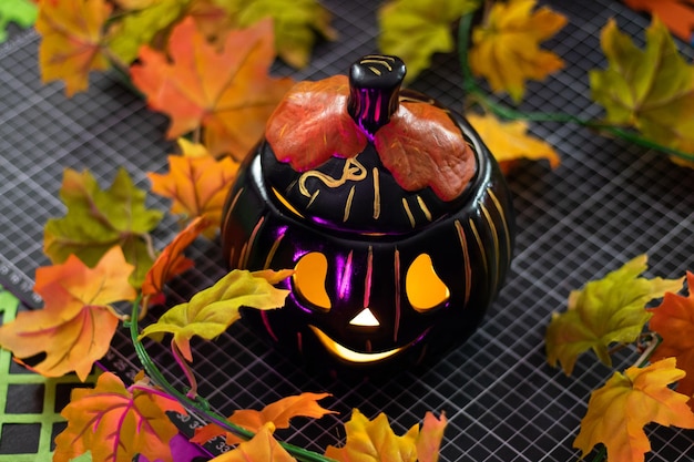 Foto jack o lantern voor halloween-viering