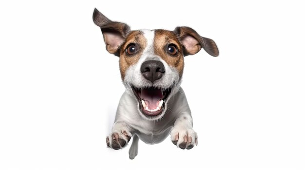 Jack Russell Terrier Kopieerruimte Generatieve AI