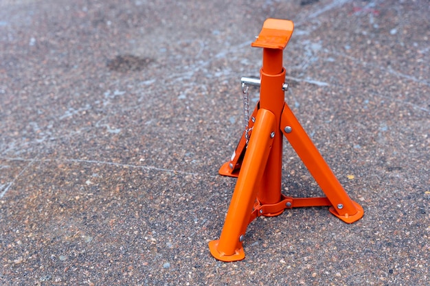 Jack stand on concrete floor protective stand for the jack