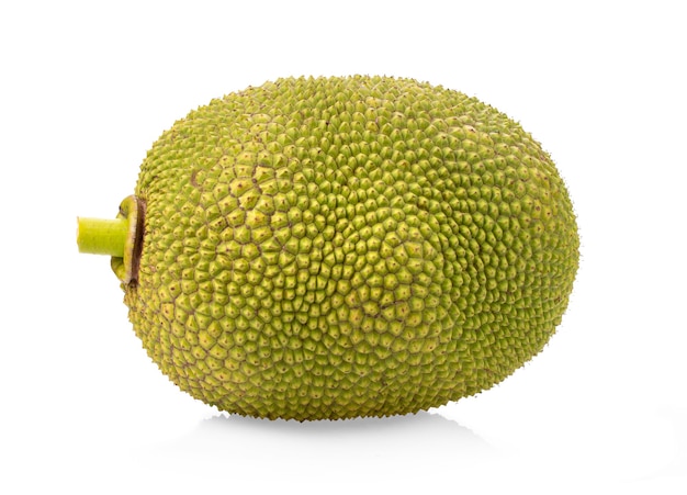 Jackfruit isolated on white surface