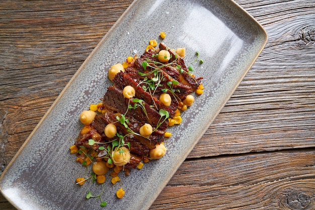 Jacks beef with corn USA recipe